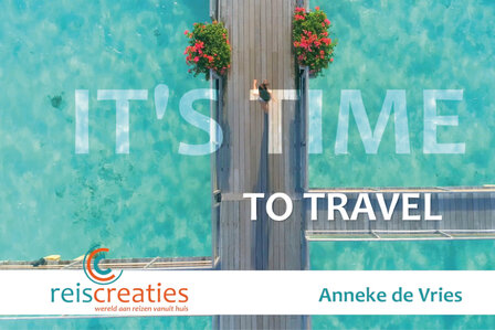 Promo It&#039;s time to travel - ReisCreaties