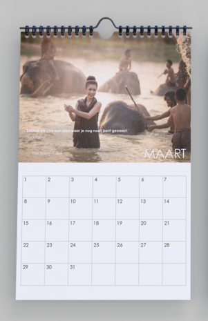 Wandkalender The Travel Club